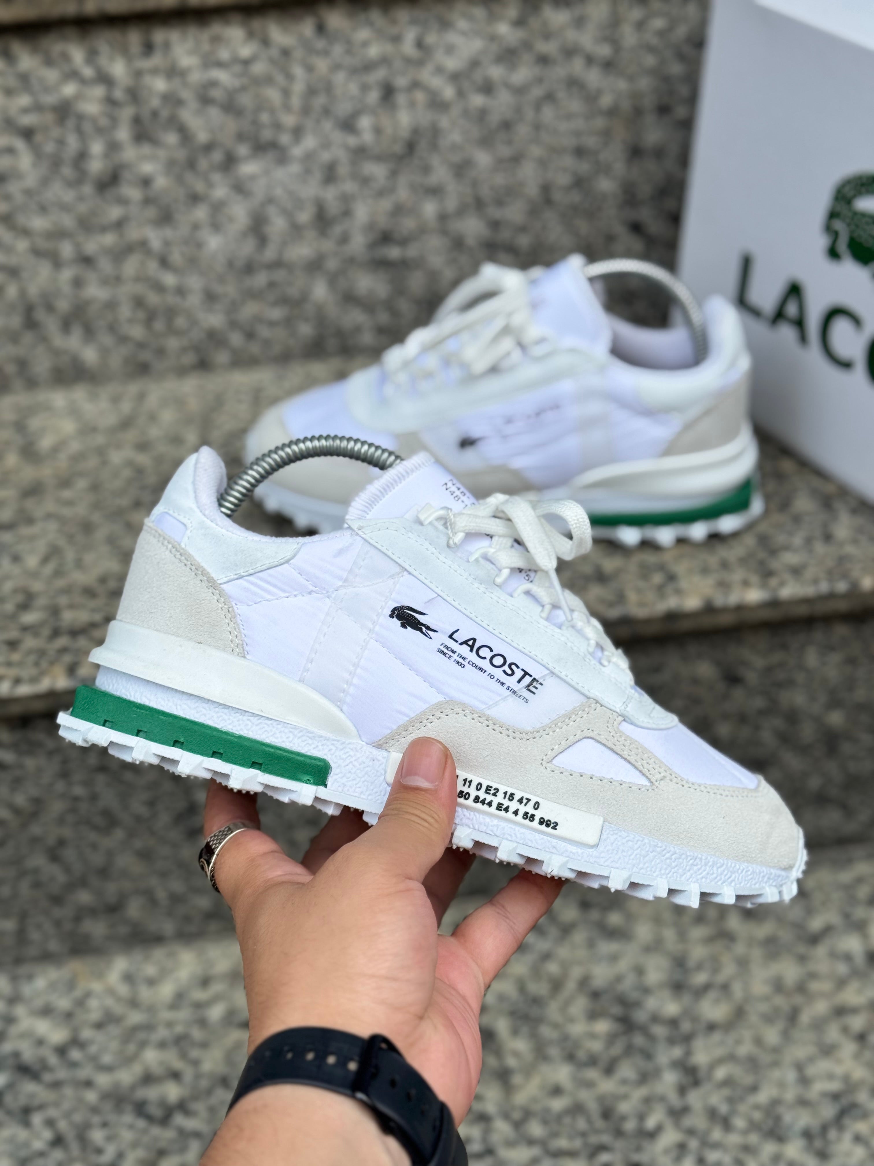 Lacst Erkek Sneaker (Beyaz/Yeşil) – İthal Kalite