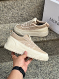 Moncler Erkek Sneaker (Bej/Krem) – İthal Kalite