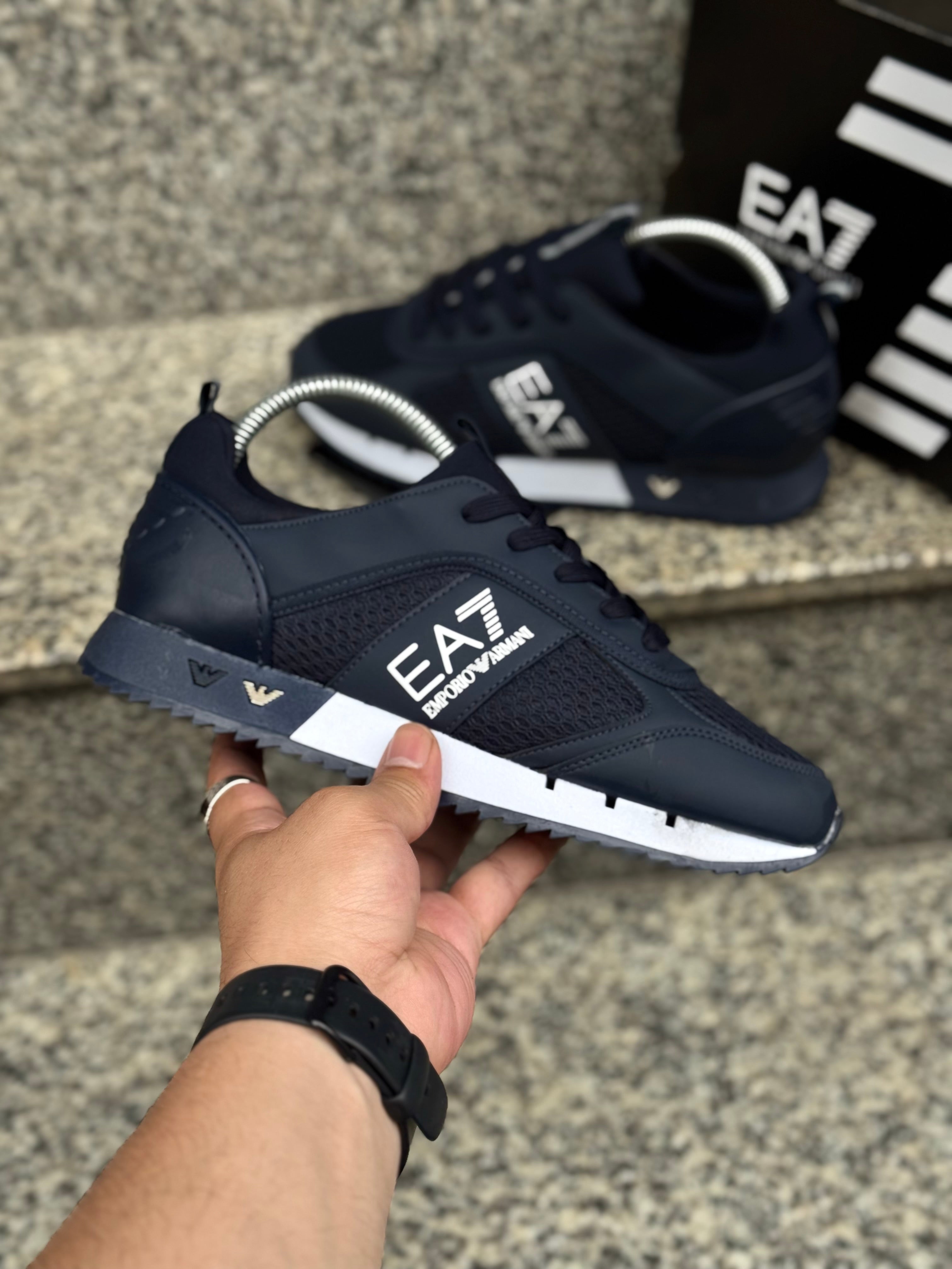 Lacivert EA7 Emporio Armani Erkek Sneaker E.K