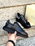 Siyah Alexander McQueen Erkek Sneaker Poli taban 02