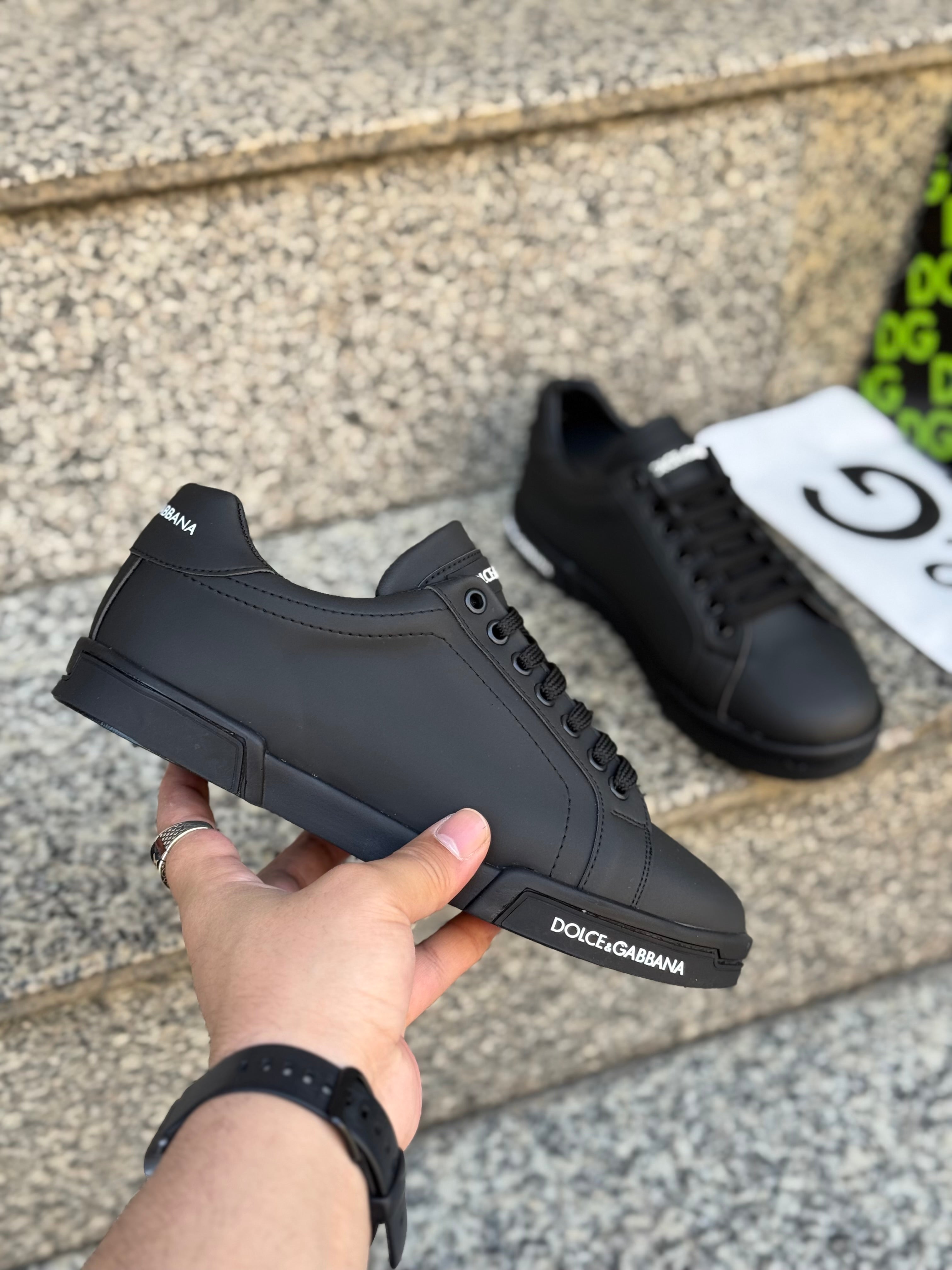 Dolce & Gabbana Siyah Erkek Sneaker